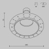 Встраиваемый светильник MAYTONI SHARE DL126-GU10-TRS-MG